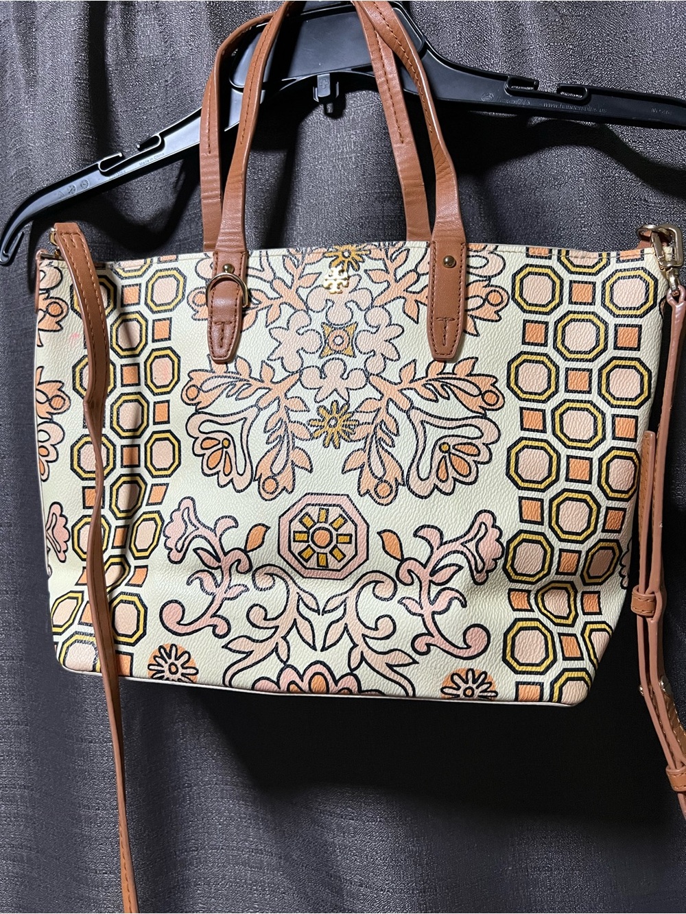Tory Burch Kerrington Hicks Garden Tote Bag Purse Satchel